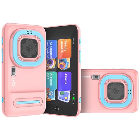 Fotocamera Educativa Pixi Con Meta Ai 2/5mp Schermo 4'' Wifi Android Rosa - Foto 1