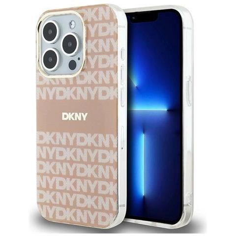 Dkny Iml Mono & Stripe Magsafe Case Per Iphone 13 Pro / 13 - Rosa - Foto 1