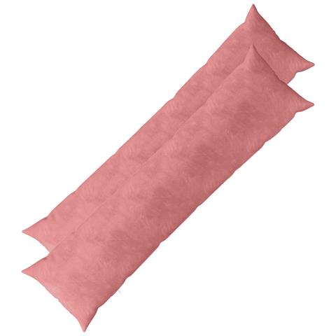 Cuscino con cuscino HEERLEN 2 pz Rosa Velluto - Foto 1