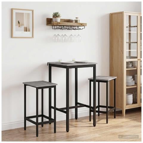 Tavolo da bar 52 x 52 x 90 cm Legno ingegnerizzato Rettangolare - Foto 2