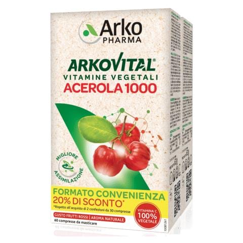 Arkovital Acerola 1000 Pack Family 60 Compresse - Foto 1
