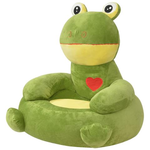 Poltrona in Peluche per Bambini Rana Verde - Foto 1