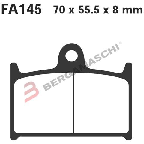 B1r R2114500 Pastiglie Epfa Tz 250 89-02ant. Epfa145hh - Foto 1