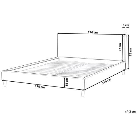 Fodera In Velluto Blu Per Il Letto 160 X 200 Cm Fitou - Foto 14