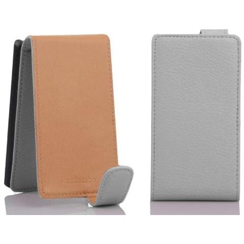 Custodia Compatibile Con Huawei Ascend G700 In Magnesio Bianco - Coperchio Protettivo In Design Flip Realizzato In Similpelle Testurizzata - Foto 2