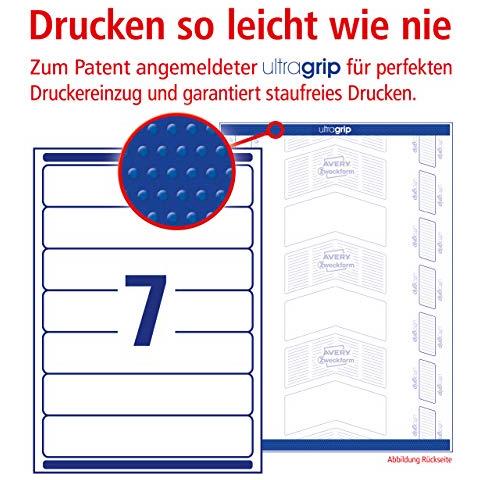 L4760rev-20 etichette Per Raccoglitori (a4, 140 plus 70 schiena Schilder Extra, Residui, Opaca, 38 x 192 mm) 30 fogli, Bianco - Foto 2