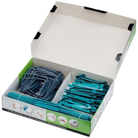 5721000 - Kit Per Archiviazione Con Pinze, Senza Pvc E Plastica, Capacità: 8 Cm, Confezione Da 100 Pezzi, Colore: Verde - Foto 1