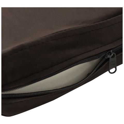 Divano per Cani Marrone 81x43x31 cm in Peluche e Similpelle - Foto 8