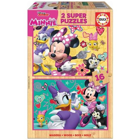 Puzzle Legno 2x16 Minnie Happy Helpers - Foto 2