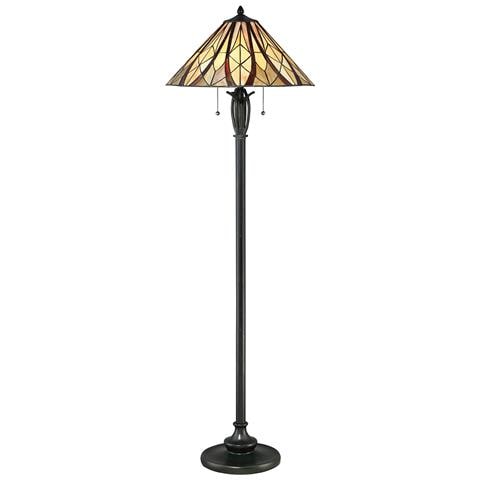 Lampada Da Terra Tiffany, Bronzo Valoroso, E27 - Foto 2
