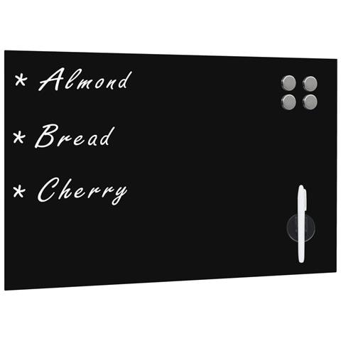 Lavagna Magnetica a Parete in Vetro 50x30 cm - Foto 1