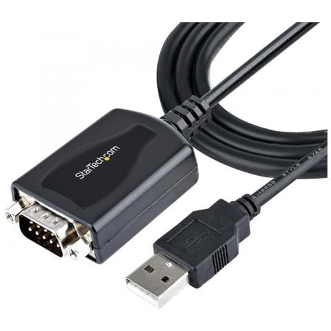 1p3fpc-usb-serial Adattatore Per Inversione Del Genere Dei Cavi Db-9 Usb Type-a (4 Pin) Usb 2.0 Nero - Foto 1