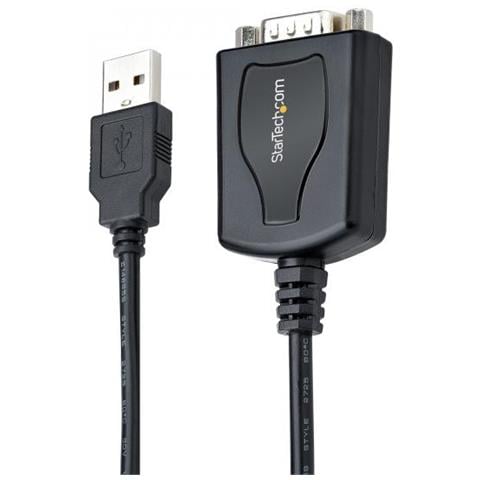 1p3fpc-usb-serial Adattatore Per Inversione Del Genere Dei Cavi Db-9 Usb Type-a (4 Pin) Usb 2.0 Nero - Foto 3