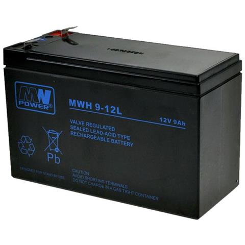 MWH 9-12L batteria UPS 12 V 9 Ah - Foto 1