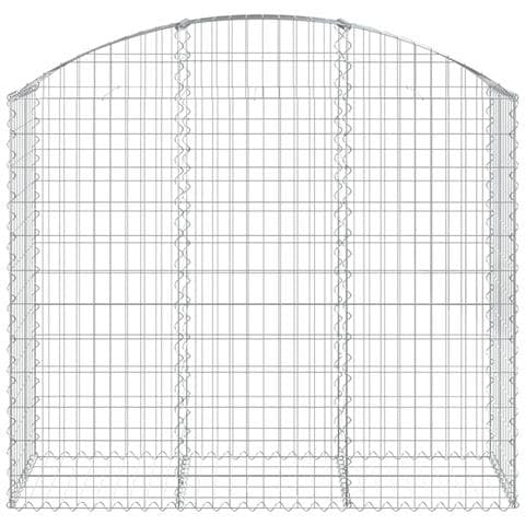 Cesto Gabbione Ad Arco 150x50x120/140 Cm Ferro Zincato - Foto 2