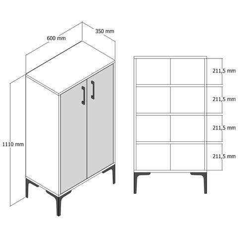 Yanka Mobile Contenitore In Stile Industriale - Foto 5