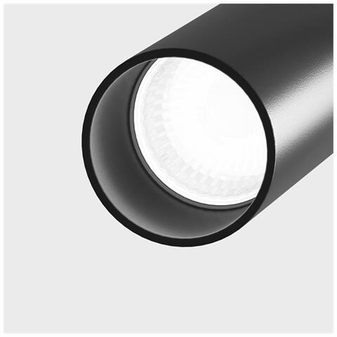 Lampadario A Sospensione Moderno Elti Alluminio Nero 2 Luci Gu10 50w - Foto 2