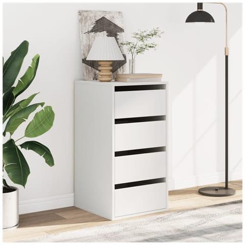 Cassettiera Bianca 40x41x76 cm in Legno Multistrato - Foto 3