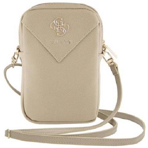 Borsa Per Smartphone Con Tracolla In Rilievo 4g, Dorato - Foto 1