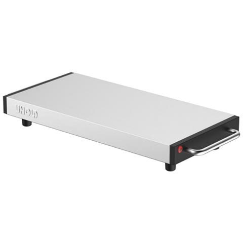 Elena 58845 Piastra Riscaldante in Acciaio Inossidabile Potenza 1100 W Colore Nero Acciaio Inox - Foto 1