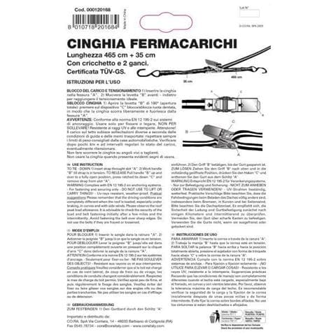 Nastro Tensone A Cricchetto 465+35 Cm - Foto 3