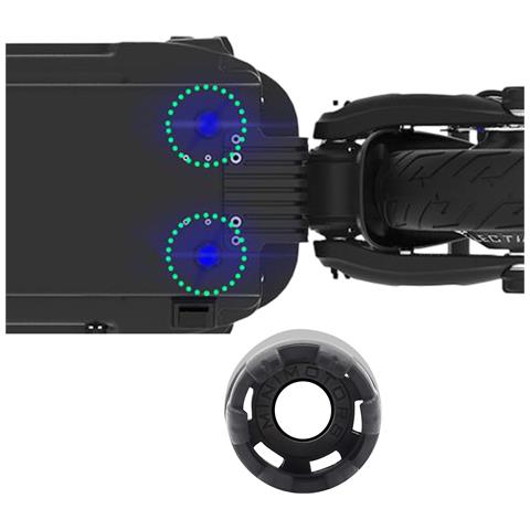 Cache Led Sotto Deck Per Monopattino Dualtron Originale, Nero - Foto 2