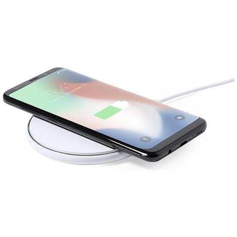 Caricabatterie Wireless 15w Lato Veloce 10x1x10 Cm. Colore Bianco - Foto 2