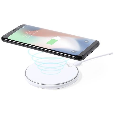 Caricabatterie Wireless 15w Lato Veloce 10x1x10 Cm. Colore Bianco - Foto 5