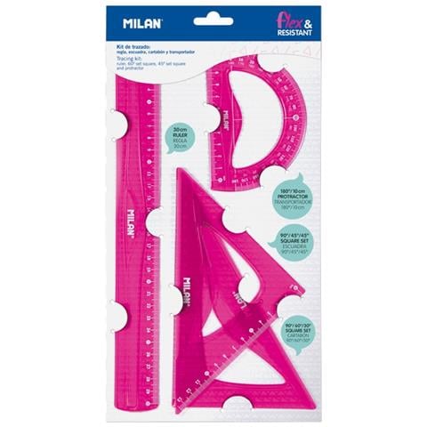 Flex & Resistant Acid set di righelli 4 pz - Foto 1