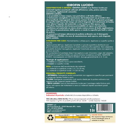 Idrofin Lucido 1lt - Cera Per Pavimenti - Foto 2