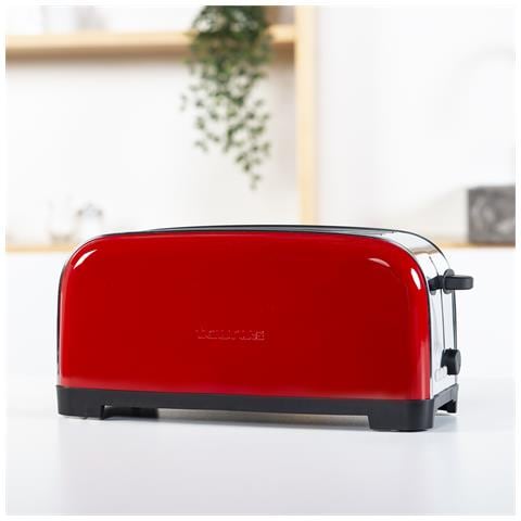 Vintage Red 6 2 fetta /e 1400 W Rosso, Acciaio inox - Foto 2