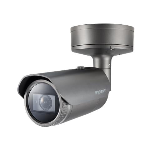 Telecamera di Sicurezza IP Hanwha PNO-A9081R Bullet 4K AI Esterno 3840x2160 Soffitto Muro - Foto 1
