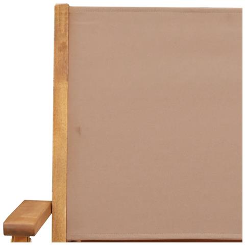 Set da Bistrot 3pz Tortora in Tessuto e Legno Massello - Foto 9