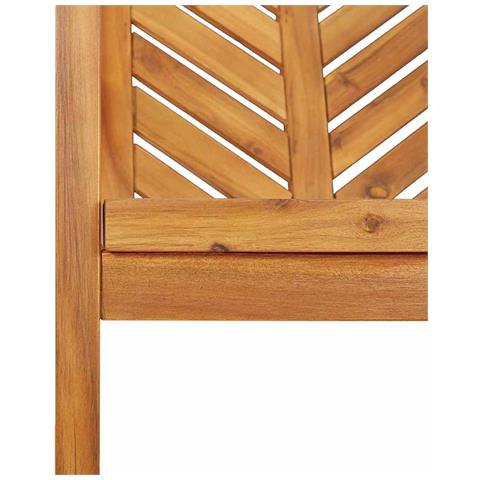 Set da Pranzo per Giardino 3 pcs Marrone 150 x 90 x 74 cm - Foto 9