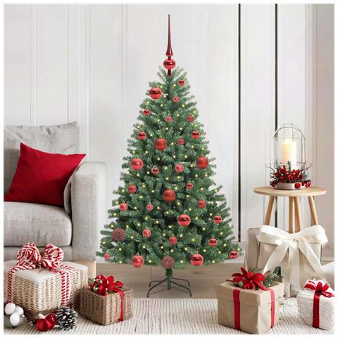 Albero di Natale Artificiale con Rami Pieghevoli Verde 120 cm - Foto 2