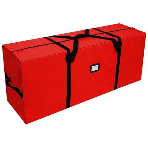 Sacchetto Porta Albero Di Natale - Materiale Pe, Varie Opzioni Di Colore, Protegge Gli Articoli Per Le Feste Dalla Polvere Red Medio - Foto 2