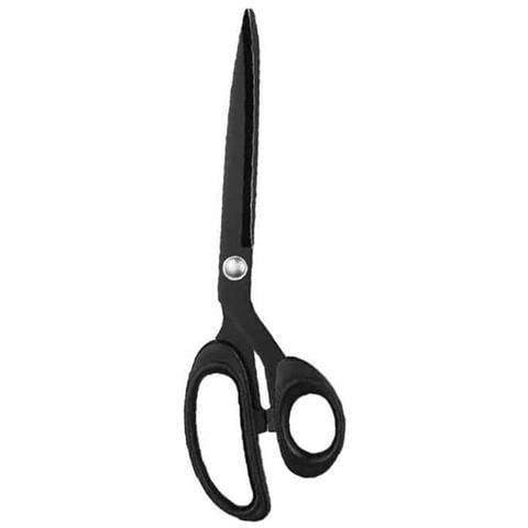 Forbici Da Sarto Con Lama Nera Da 25 Cm - Cesoie Pesanti Per Tessuti, Pelle E Progetti Fai-da-te - Foto 1