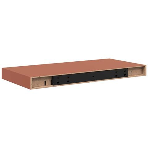 Scaffale da parete 4 pcs Rosso 50 x 23 x 4 cm Legno multistrato - Foto 9