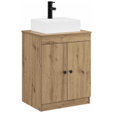 Set di mobili per il bagno Rovere Artigianale - Foto 1