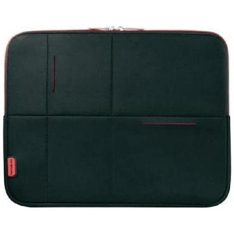 Airglow Laptop Sleeve 15.6 nero / rosso - Foto 1