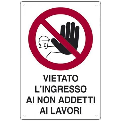 Cart. "vietato Ingresso"60x40po - Foto 2