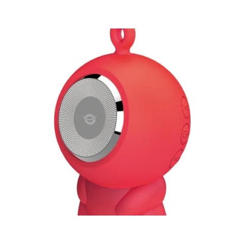 Altoparlante Speaker a ventosa Waterproof Bluetooth - Rosso - Foto 2