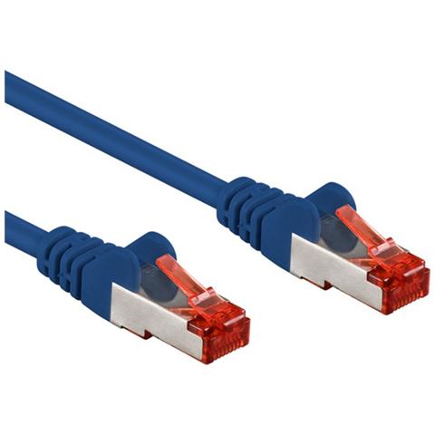 ICOC LS6-075BL - Cavo di rete Patch in rame Cat. 6 SFTP LSZH 7,5 m - Blu - Foto 2