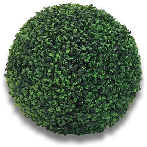 10 Sfere Bosso Artificiale Sintetica Foglie Verdi Buxus Finto Palla 30 Cm - Foto 1