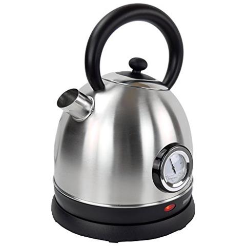 Bollitore Elettrico Capacità 1.8 Litri Potenza 2200 Watt Colore Acciaio Inox - Foto 1