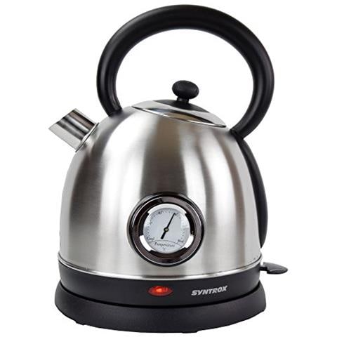 Bollitore Elettrico Capacità 1.8 Litri Potenza 2200 Watt Colore Acciaio Inox - Foto 2