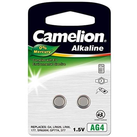 12050204 - Pile Alcaline A Bottone, Senza Mercurio Ag4 / lr66 / lr626/377 (1,5 V, Confezione Da 2)  - Foto 3