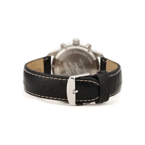 7680-2 - Orologio Da Polso Da Uomo, 100 Anni, Cronografo Al Quarzo, In Pelle - Foto 5