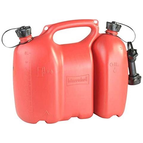 Contenitore Doppio Professionale 6 + 3 L, Rosso Doppia Tanica, 9 Litri, Rosso, 6 + 3 Litri - Foto 1