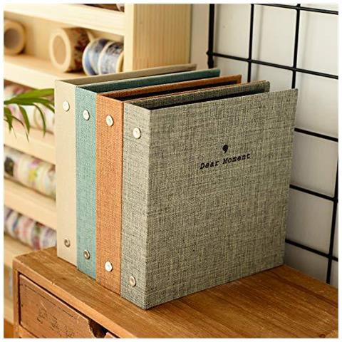 100 Caselle Photo Album Per Fujifilm Instax Mini 7s 8 8 9 25 50 70 90 Polaroid Snap Pic-300 Kodak Mini 3-inch Film (beige)  - Foto 4